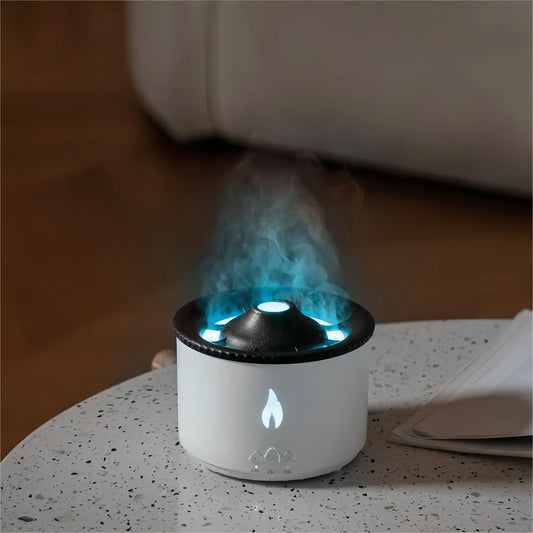 Diffuseur Volcanique Design – Silencieux, LED Multicolore, Brume Réglable – Accessoire bien - être et maison tendance | MONDOBOX