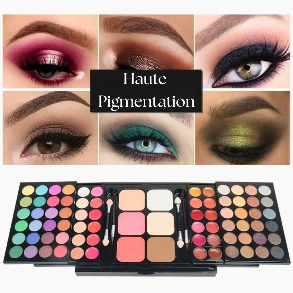 Palette Maquillage Ultra - Pigmentée – 40 à 78 Couleurs Matte & Shimmer – Accessoire bien - être et maison tendance | MONDOBOX
