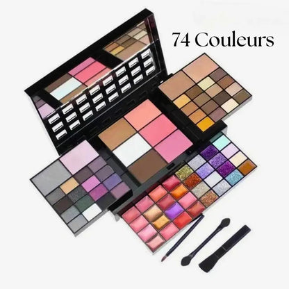 Palette Maquillage Ultra - Pigmentée – 40 à 78 Couleurs Matte & Shimmer – Accessoire bien - être et maison tendance | MONDOBOX