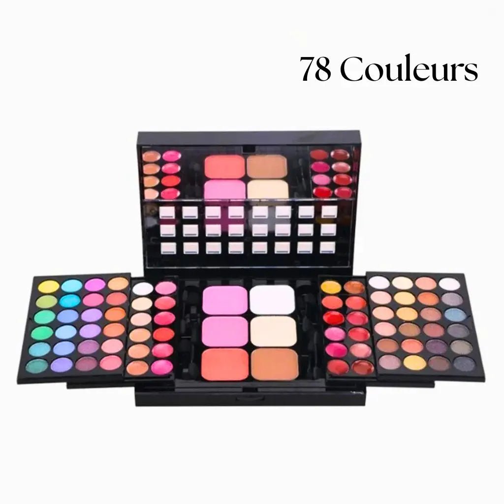 Palette Maquillage Ultra - Pigmentée – 40 à 78 Couleurs Matte & Shimmer – Accessoire bien - être et maison tendance | MONDOBOX