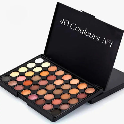 Palette Maquillage Ultra - Pigmentée – 40 à 78 Couleurs Matte & Shimmer – Accessoire bien - être et maison tendance | MONDOBOX